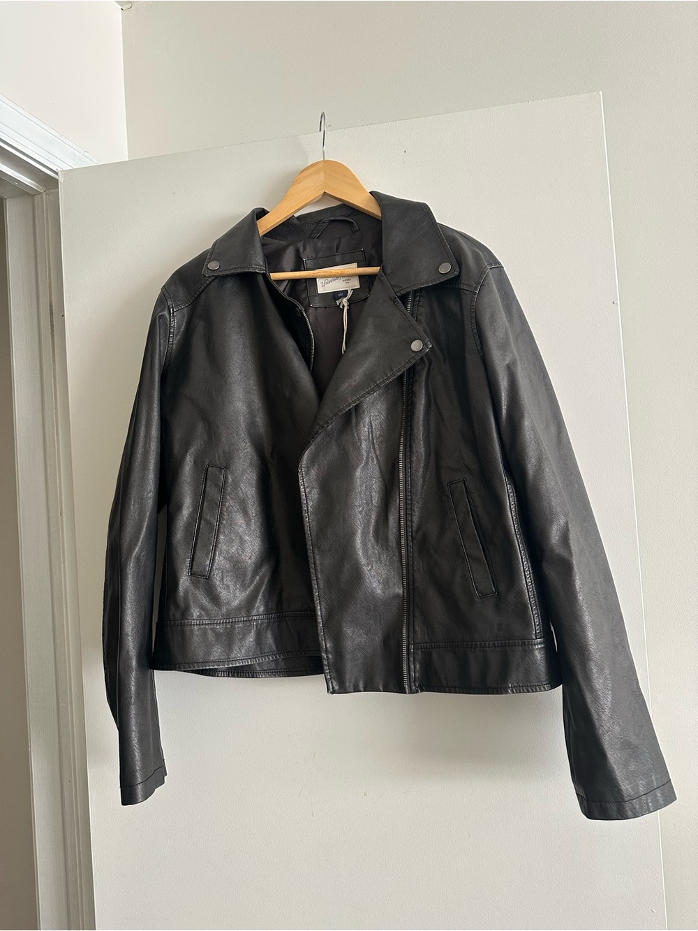 Universal Thread Black Faux Leather Jacket